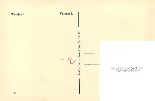 AK / Ansichtskarte Velehrad Kirchenpartie Velehrad