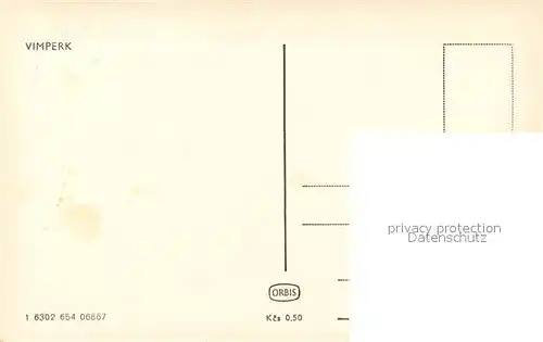 AK / Ansichtskarte Vimperk Ortspartie Vimperk