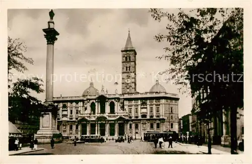 AK / Ansichtskarte Roma_Rom Piazza e Basilica di Santa Maria Maggiore Monumento Roma_Rom