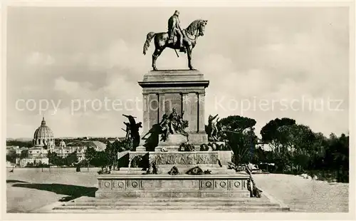 AK / Ansichtskarte Roma_Rom Monumento a Giuseppe Garibaldi al Gianicolo Denkmal Roma_Rom