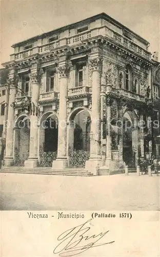 AK / Ansichtskarte Vicenza Municipio Vicenza