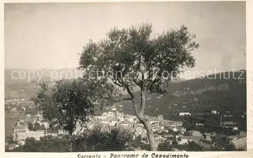 AK / Ansichtskarte Sorrento_Campania Panorama da Capodimonte Sorrento Campania