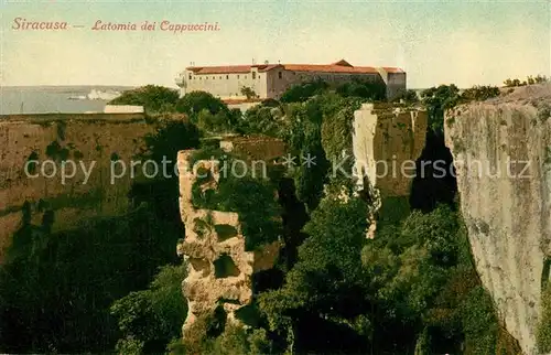 AK / Ansichtskarte Siracusa Latomia dei Cappuccini Siracusa