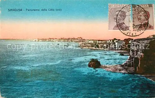 AK / Ansichtskarte Siracusa Panorama della Citta Siracusa