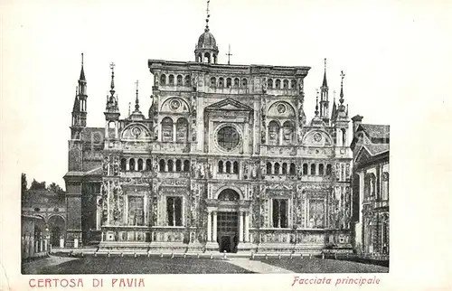 AK / Ansichtskarte Pavia Certosa di Pavia Kloster Pavia