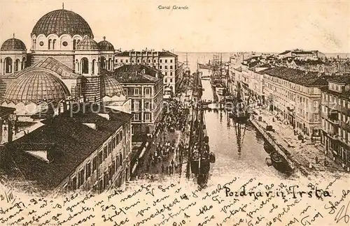 AK / Ansichtskarte Trieste Canal Grande Trieste