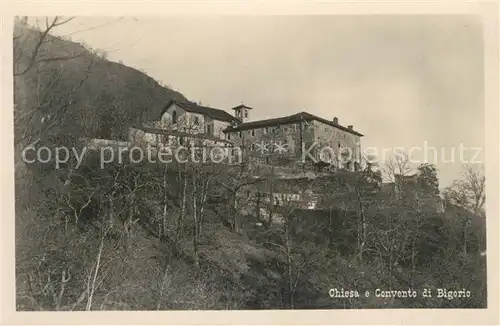 AK / Ansichtskarte Bigorio Chiesa di Convento Kloster Kirche Bigorio