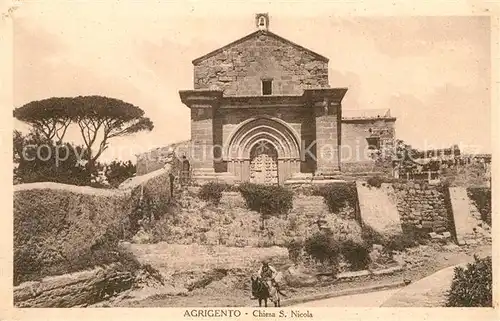AK / Ansichtskarte Agrigento Chiesa Santa Nicola Agrigento