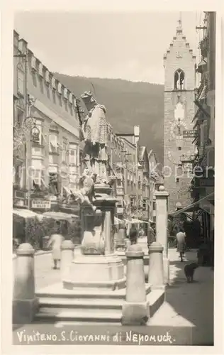 AK / Ansichtskarte Vipiteno San Giovanni di Nepomuck Monumento Denkmal Vipiteno