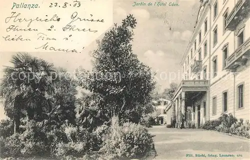 AK / Ansichtskarte Pallanza Jardin de l Hotel Eden Giardini Pallanza