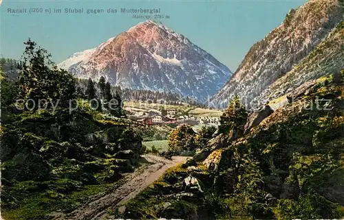 AK / Ansichtskarte Ranalt Panorama gegen Mutterbergtal Ranalt