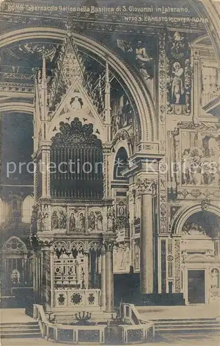 AK / Ansichtskarte Roma_Rom Tabernacolo Gotico nella Basilica di San Giovanni in Laterano Roma_Rom