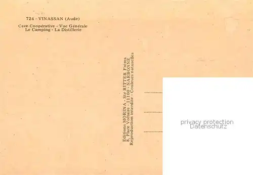 AK / Ansichtskarte Vinassan Cave Cooperative La Distillerie Camping Vinassan