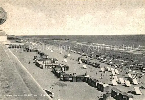 AK / Ansichtskarte Cervia La Spiaggia Strand Cervia