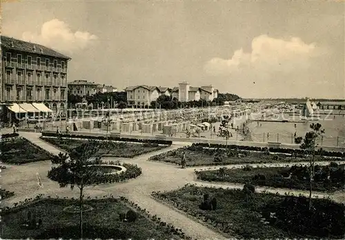 AK / Ansichtskarte Grado_Gorizia Giardini visione della spiaggia Grado Gorizia