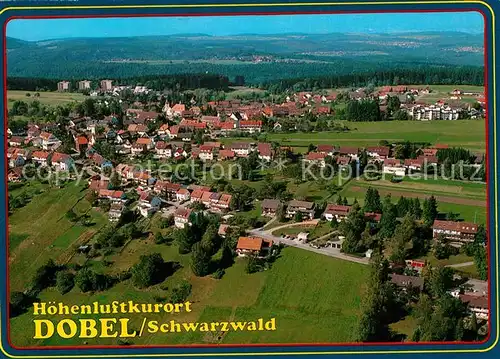 AK / Ansichtskarte Dobel_Schwarzwald Fliegeraufnahme Dobel Schwarzwald
