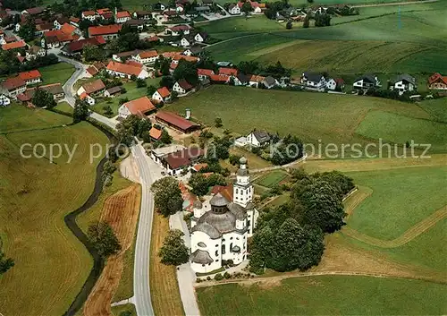 AK / Ansichtskarte Sielenbach Fliegeraufnahme Wallfahrtskirche Maria Birnbaum  Sielenbach