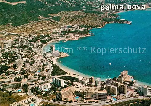 AK / Ansichtskarte Palma_Nova_Mallorca Fliegeraufnahme Palma_Nova_Mallorca