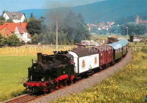 AK / Ansichtskarte Lokomotive Dampf Tenderlokomotive 89906 Kohlgrunbahn Stroetzbach  Lokomotive
