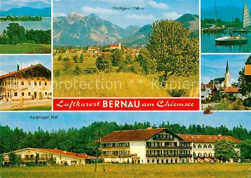 AK / Ansichtskarte Bernau_Chiemsee Hochgern Farbinger Hof  Bernau Chiemsee