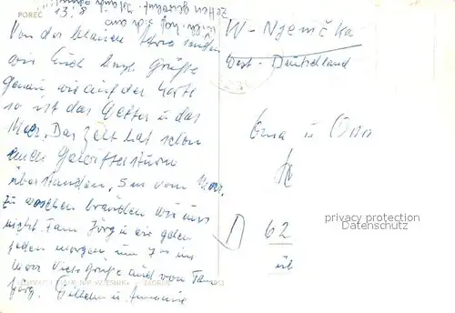 AK / Ansichtskarte Porec  Porec