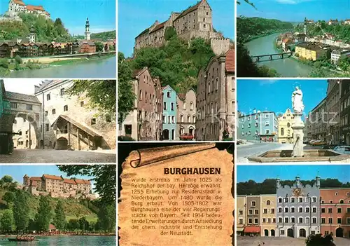 AK / Ansichtskarte Burghausen_Niederbayern Schloss  Burghausen Niederbayern
