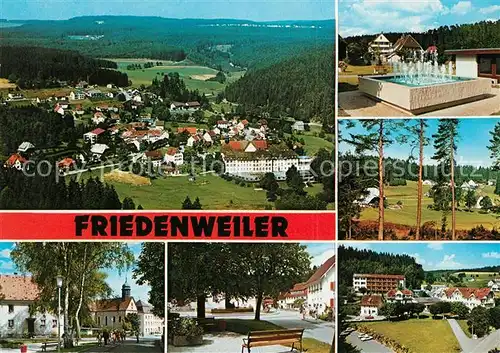 AK / Ansichtskarte Friedenweiler Brunnen Fliegeraufnahme Friedenweiler