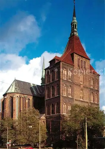 AK / Ansichtskarte Rostock_Mecklenburg Vorpommern St Marien Kirche Rostock