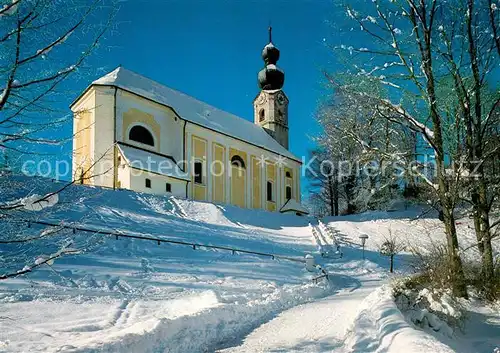 AK / Ansichtskarte Ruhpolding Pfarrkirche St Georg Ruhpolding