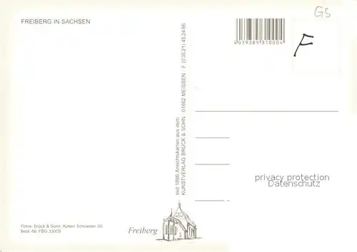 AK / Ansichtskarte Freiberg_Sachsen  Freiberg Sachsen