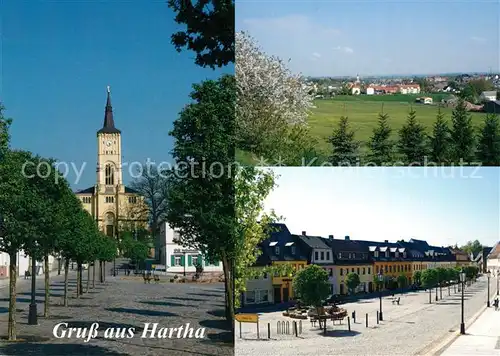 AK / Ansichtskarte Hartha_Doebeln Kirche  Hartha Doebeln