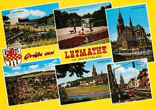 AK / Ansichtskarte Letmathe_Oestrich St. Kilian Dom Hagener Strasse  Letmathe_Oestrich