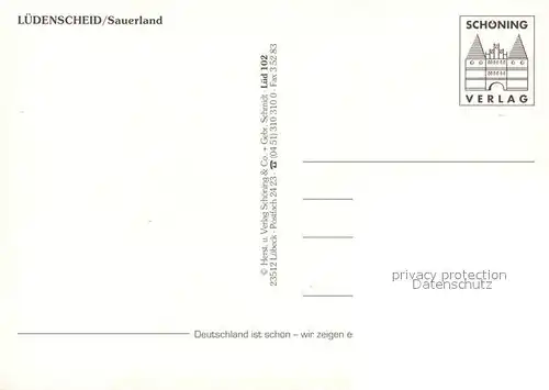 AK / Ansichtskarte Luedenscheid  Luedenscheid