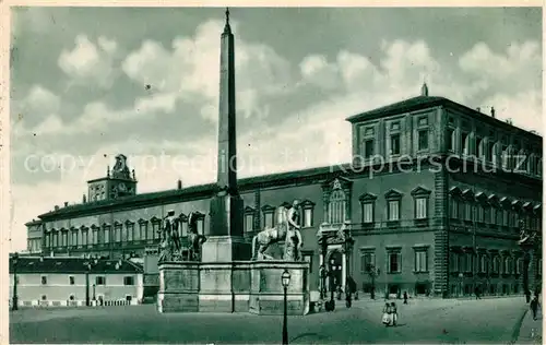 AK / Ansichtskarte Roma_Rom Palazzo del Quirinale ora Residenza Reale Quirinalpalast Denkmal Roma_Rom