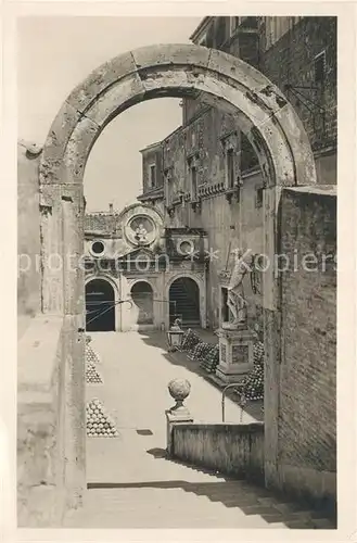 AK / Ansichtskarte Roma_Rom Castel Sant Angelo Cortile delle Palle Roma_Rom