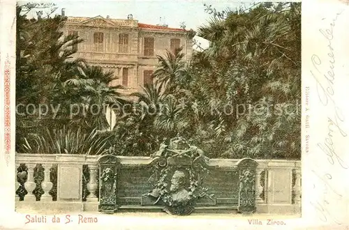 AK / Ansichtskarte San_Remo Villa Zirco San_Remo