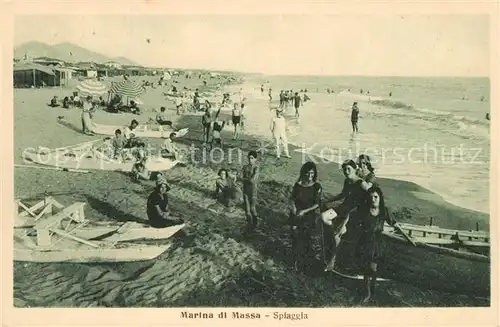 AK / Ansichtskarte Marina_di_Massa Spiaggia Strand Marina_di_Massa