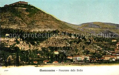 AK / Ansichtskarte Montecassino Panorama della Badia Montecassino