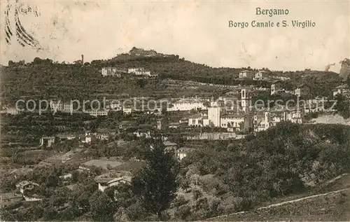 AK / Ansichtskarte Bergamo Borgo Canale e San Virgilio Bergamo