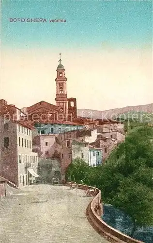 AK / Ansichtskarte Bordighera Citta vecchia chiesa Altstadt Kirche Bordighera