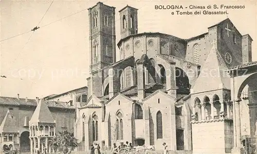 AK / Ansichtskarte Bologna Chiesa di San Francesco e Tome dei Glossatori Bologna