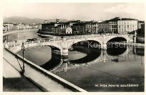 AK / Ansichtskarte Pisa Ponte Solferino Pisa