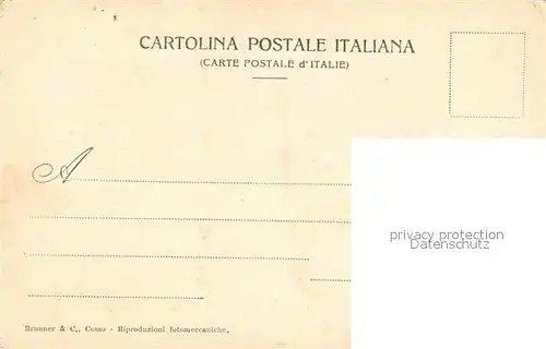 AK / Ansichtskarte Como_Lago_di_Como e Brunate viste dal Baradello Como_Lago_di_Como