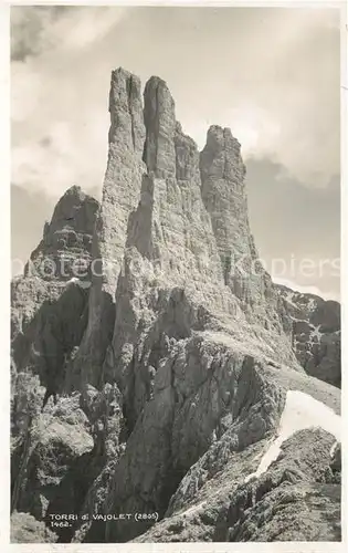 AK / Ansichtskarte Dolomiten Torri di Vajolet Dolomiti Dolomiten