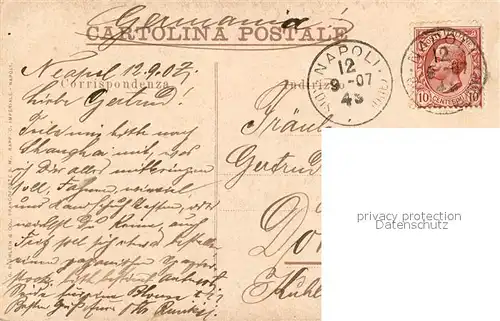 AK / Ansichtskarte Nisida_Napoli Vista dai Bagnoli dallo Stab. Tricarico 