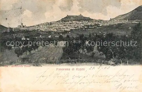 AK / Ansichtskarte Assisi_Umbria Panorama Assisi Umbria