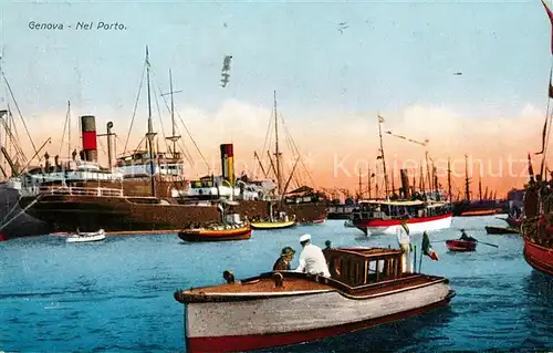 AK / Ansichtskarte Genova_Liguria Nel Porto Genova Liguria