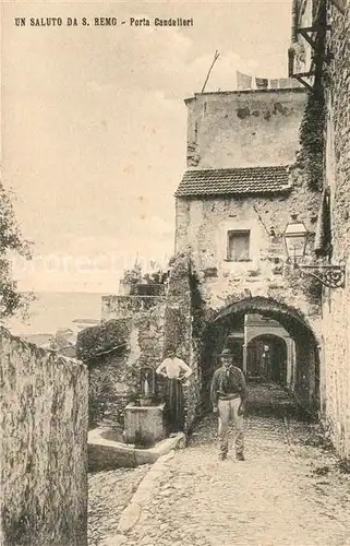 AK / Ansichtskarte San_Remo Porta Candelleri San_Remo