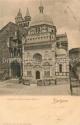 AK / Ansichtskarte Bergamo Capella di Bartolommeo Colleoni Bergamo