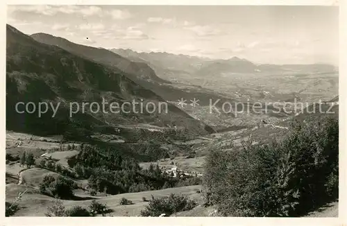 AK / Ansichtskarte Trento Panorama della Val di Non dalla Strada Fal Andaio Trento